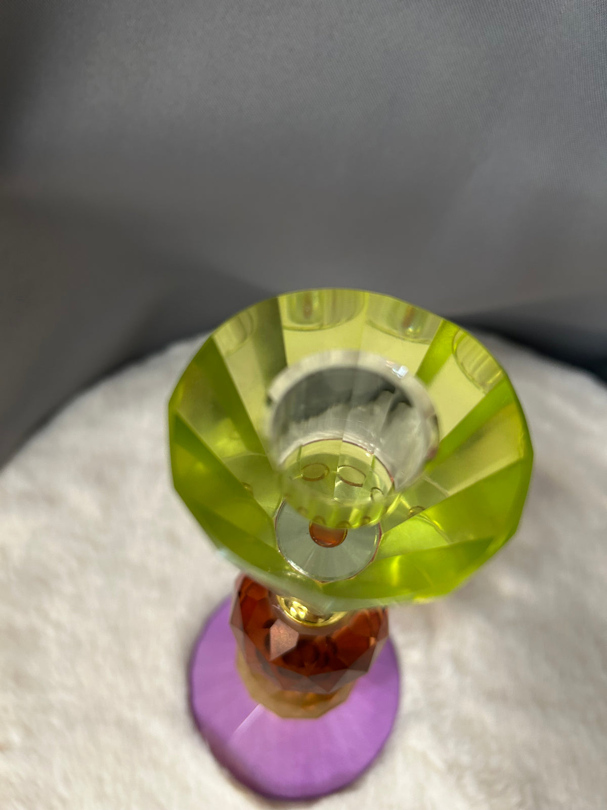Bougeoir crystalline verre - WERNER VOB