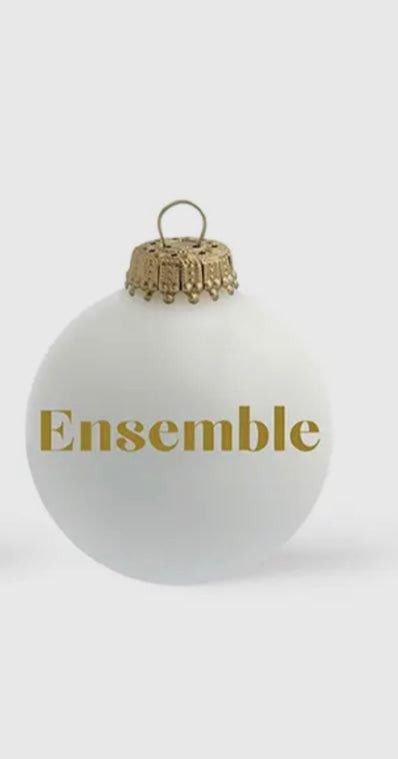 Boule de Noël BONHEUR ENSEMBLE