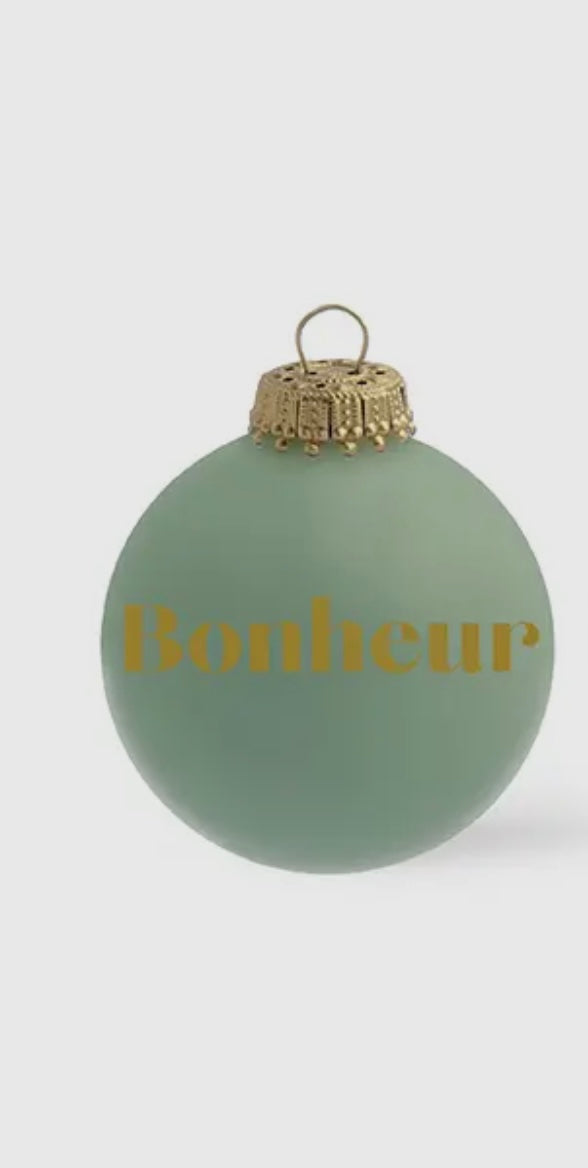 Boule de Noël - BONHEUR ENSEMBLE