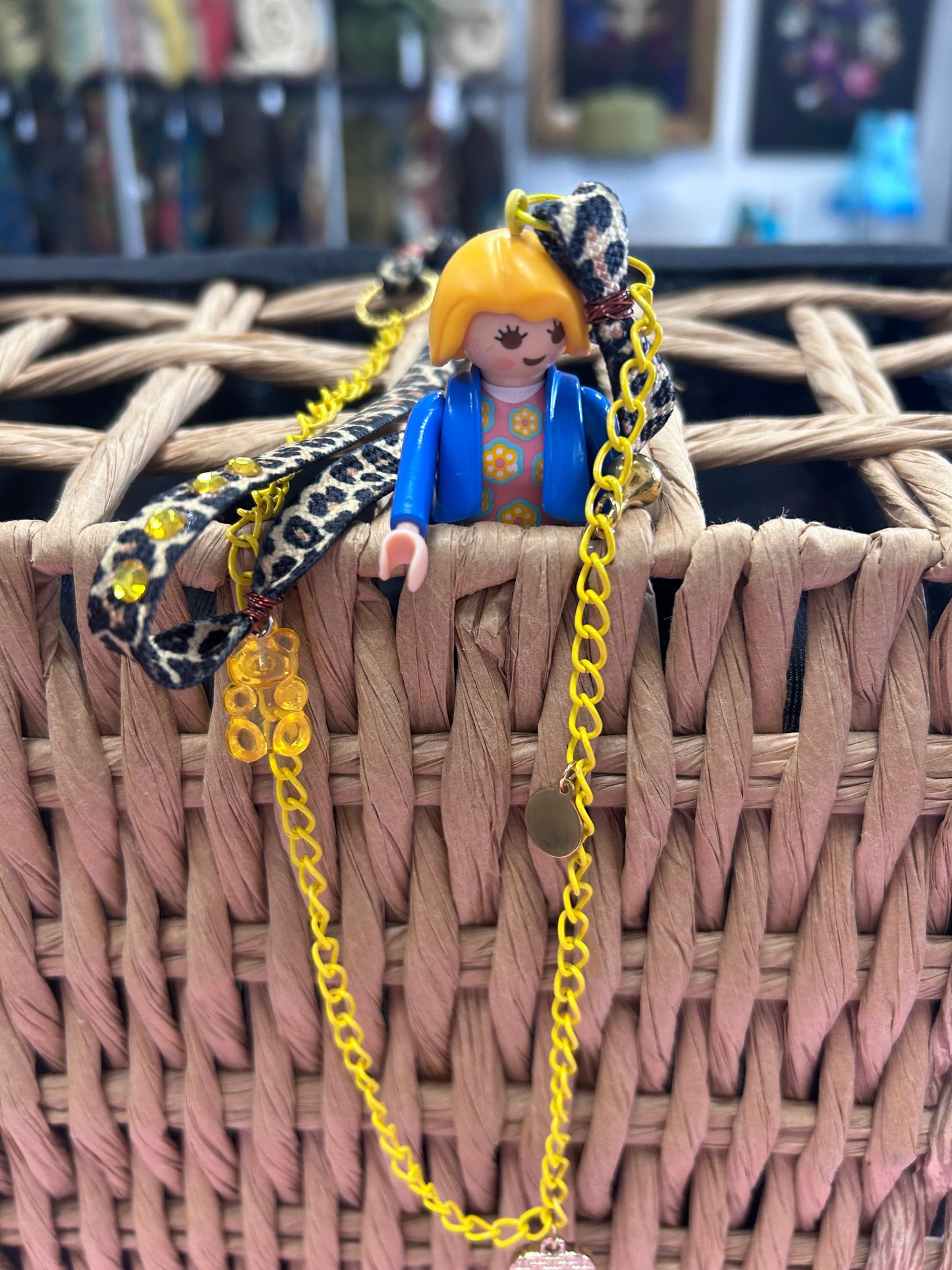 Sautoir playmobil Léo lady
