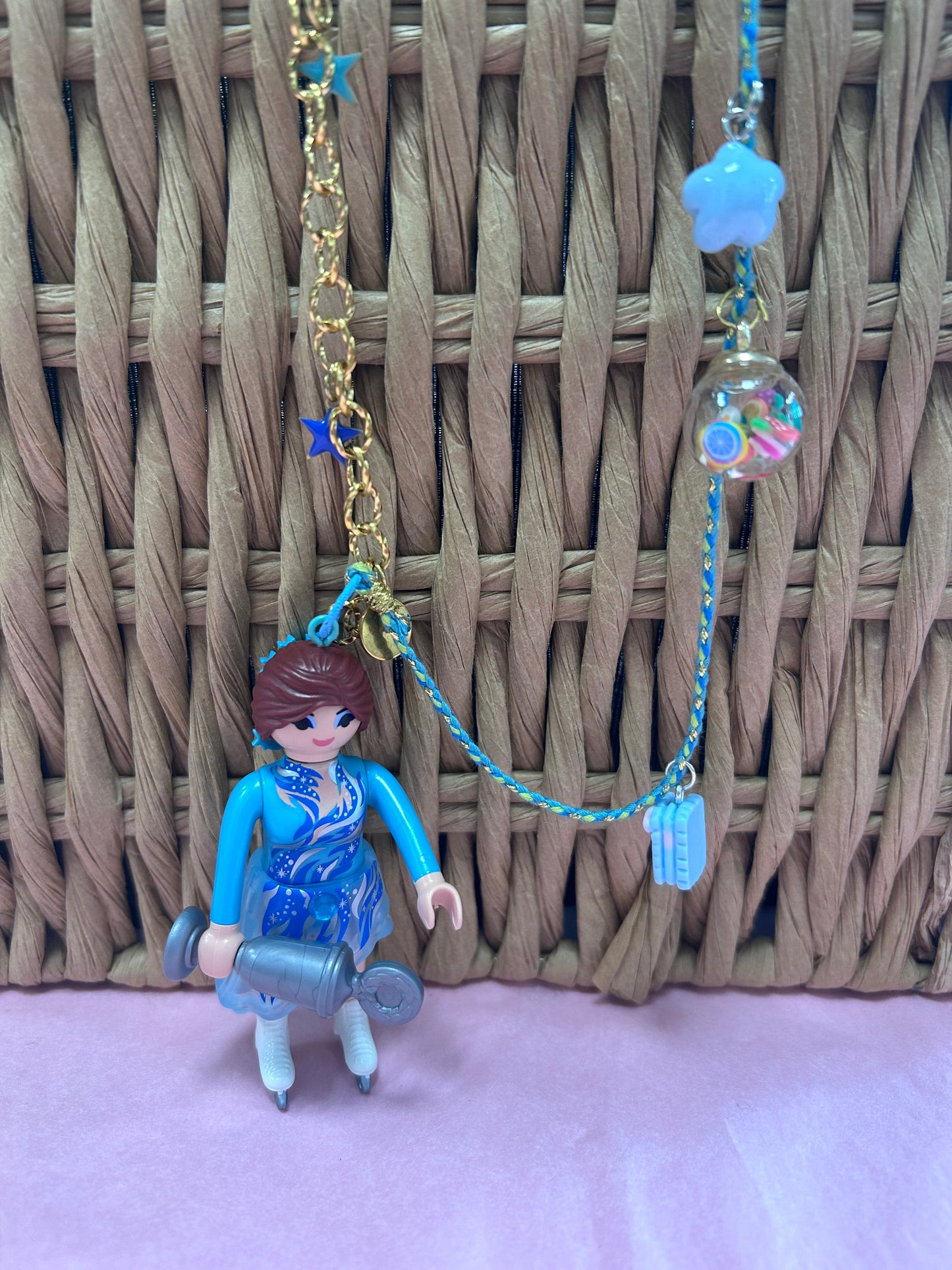 Sautoir Playlmobil Patineuse