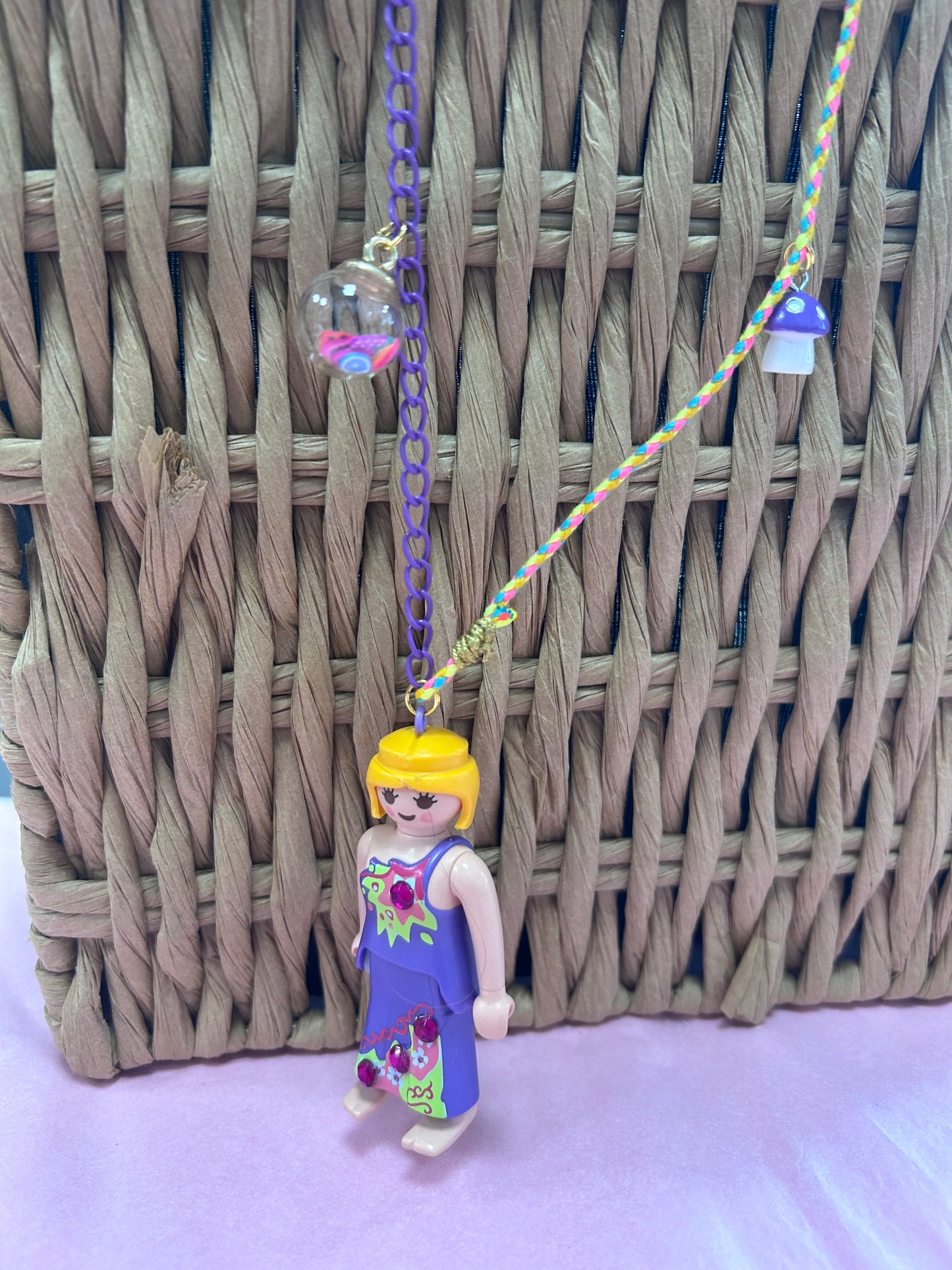 Sautoir Playmobil PEACE AND LOVE