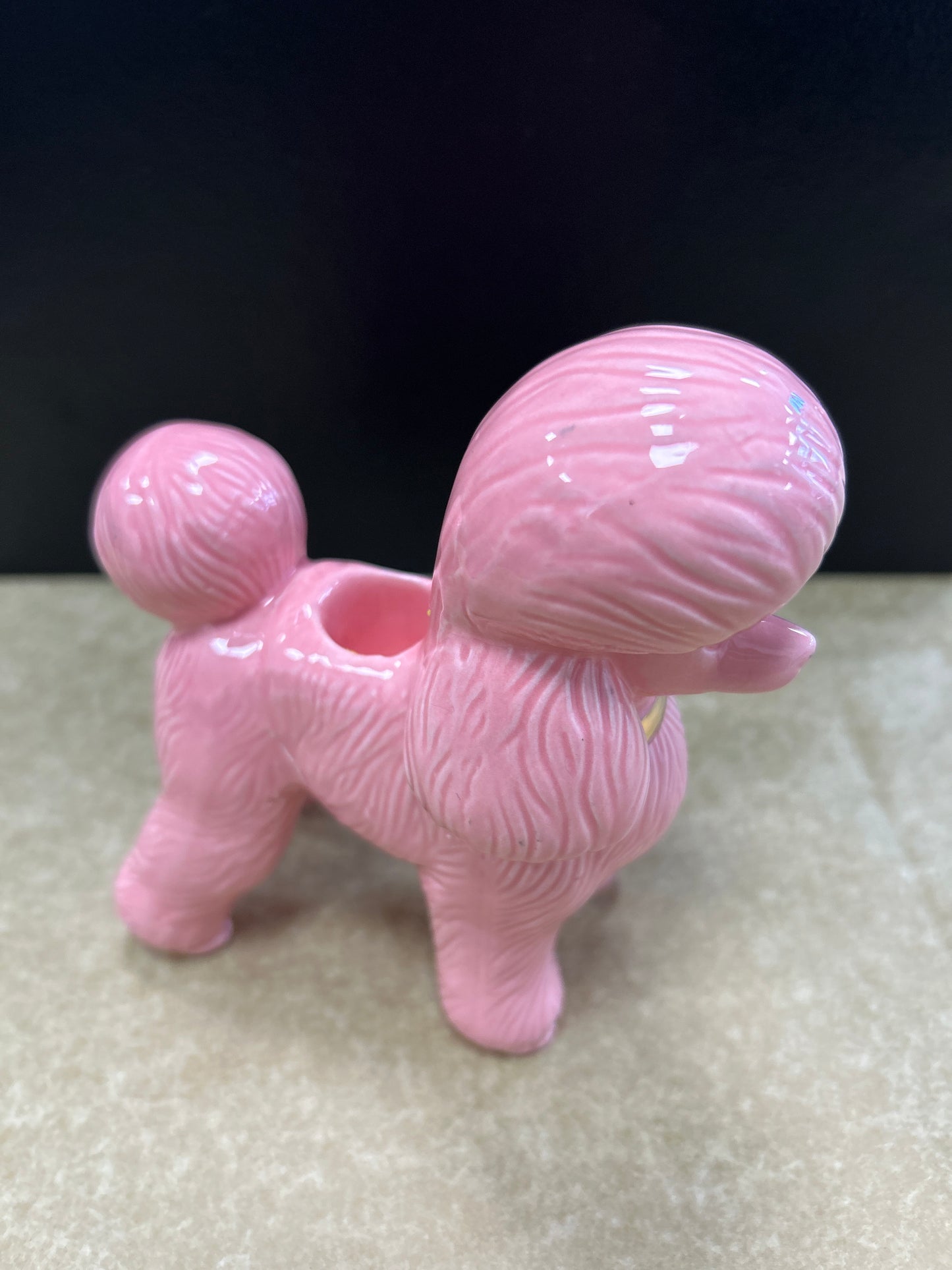 Bougeoir caniche poddle pink