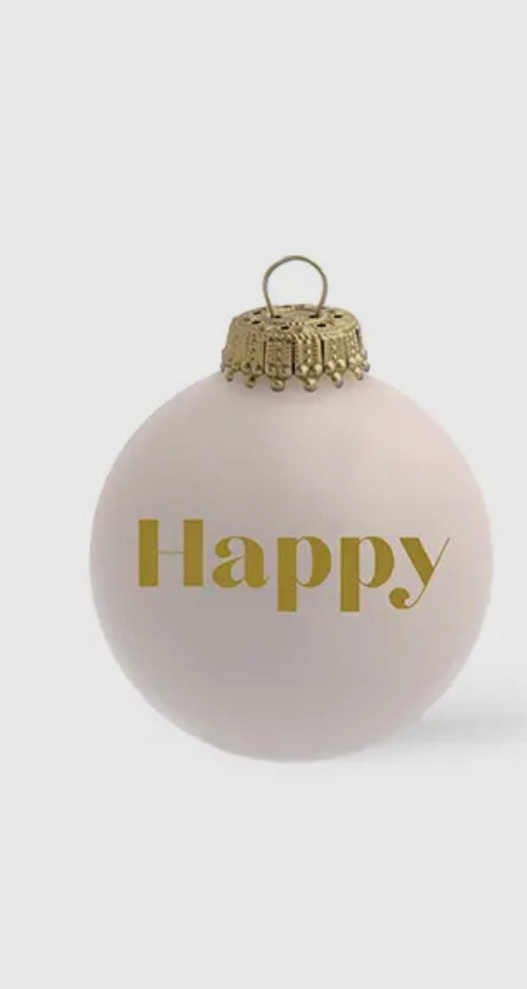 Boule de Noël - HAPPY FAMILY