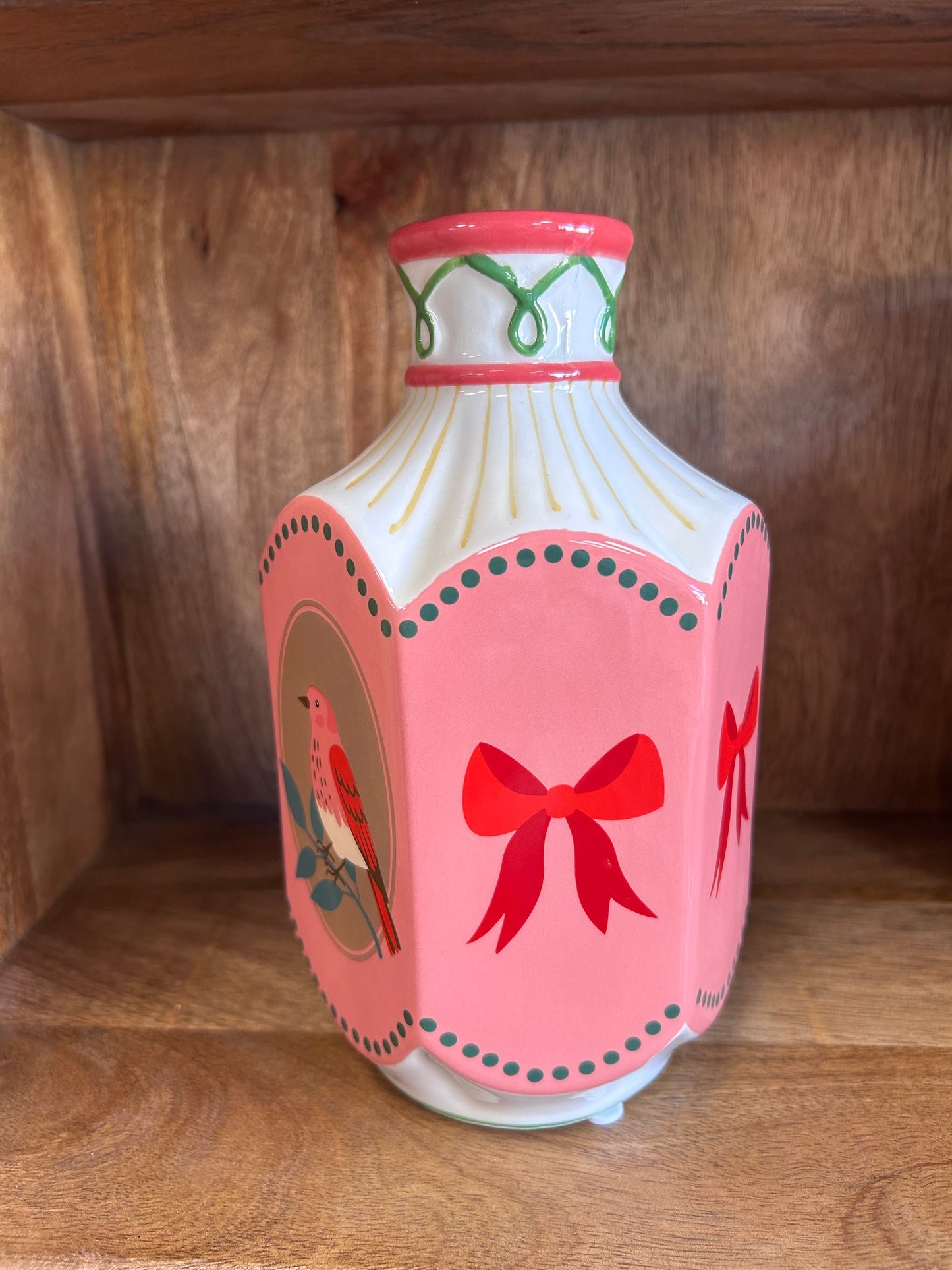 Vase octogonal Bird - KERSTEN