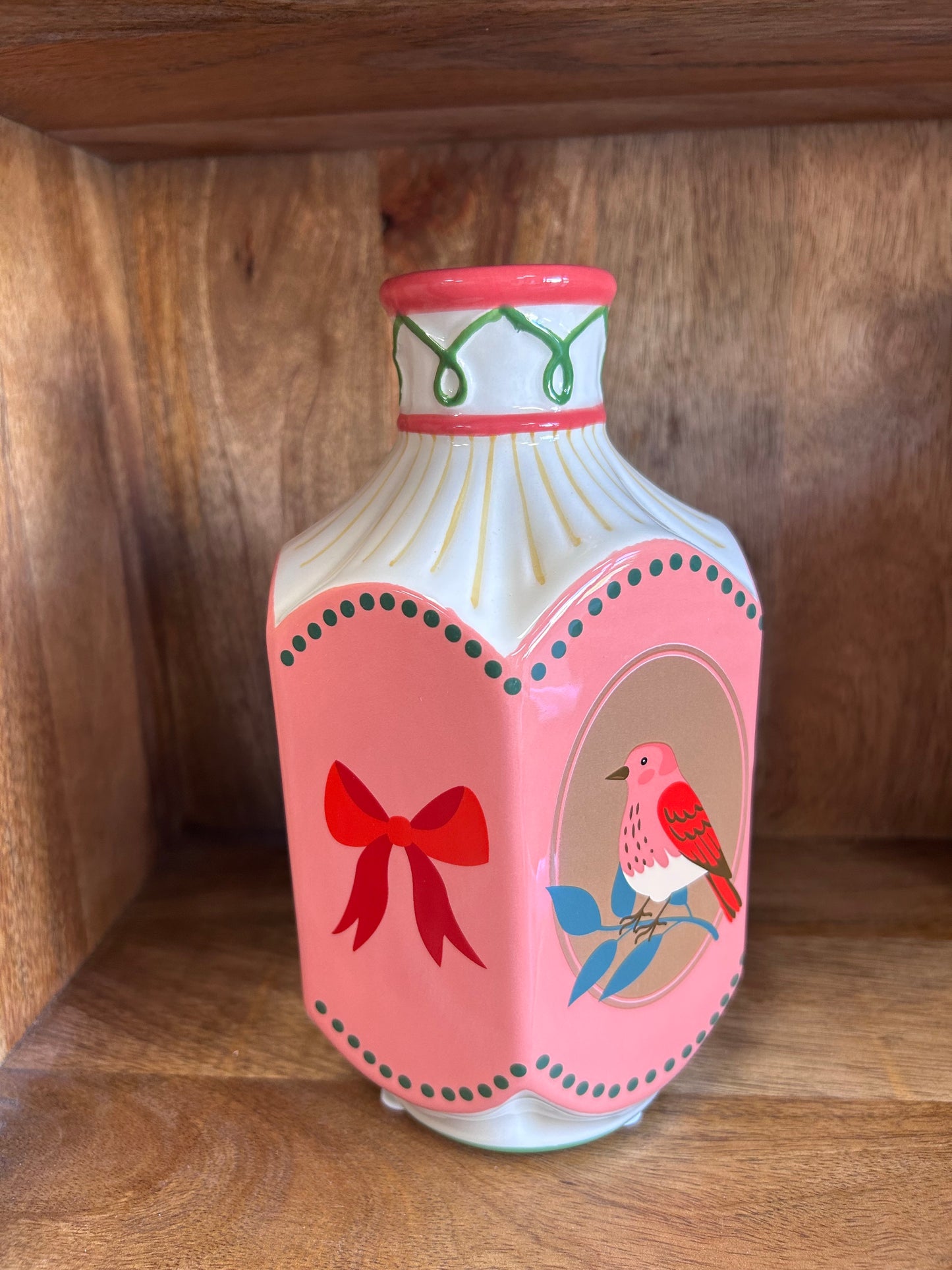 Vase octogonal Bird - KERSTEN