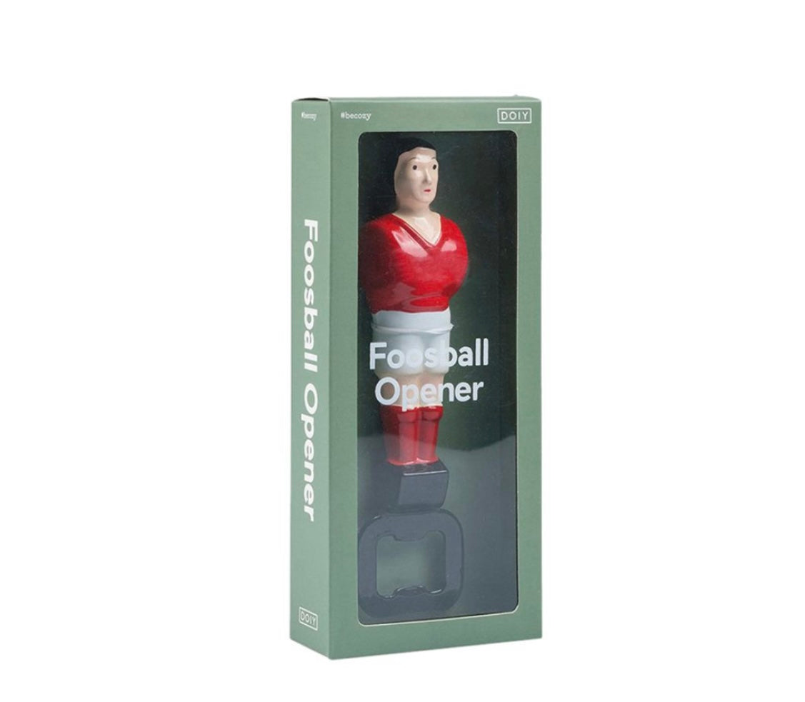 Décapsuleur joueur de foot Rouge