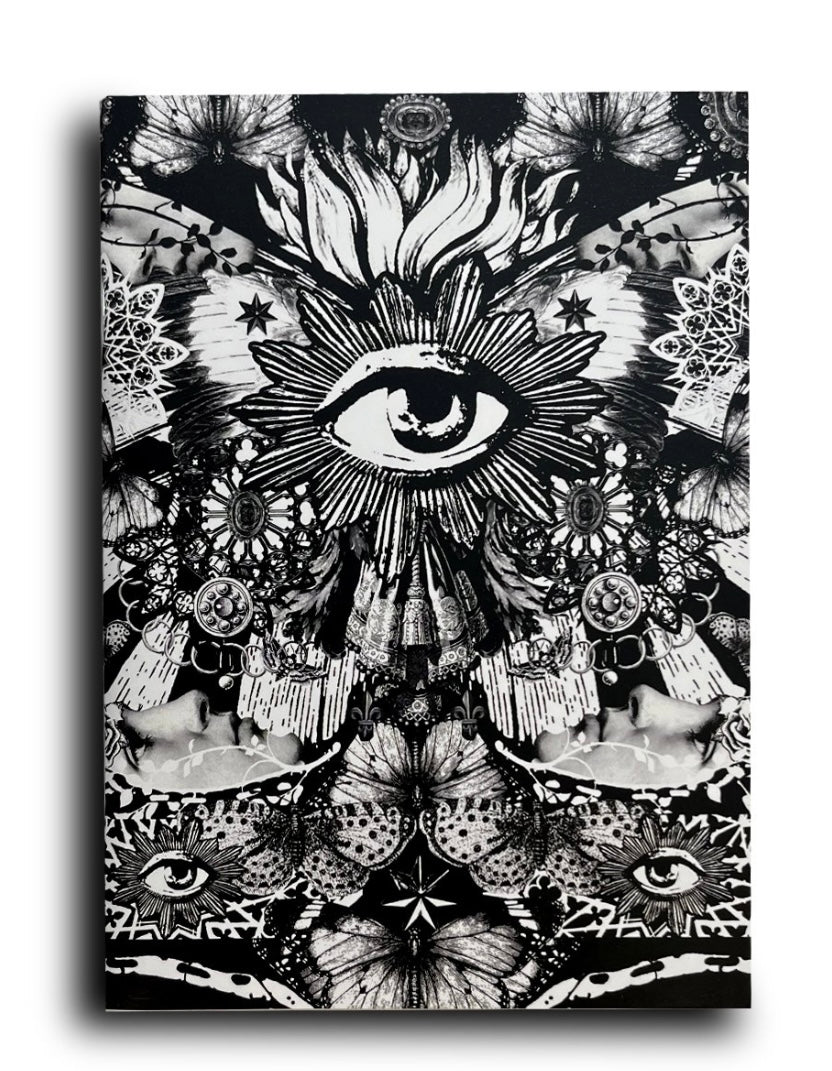 Cahier A5 - PAPILLON NOIR - VOGLIO BENE