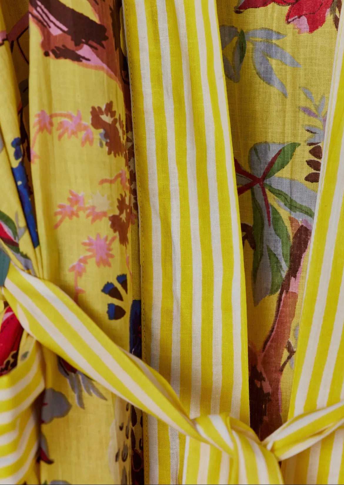 KIMONO BIRDS JAUNE