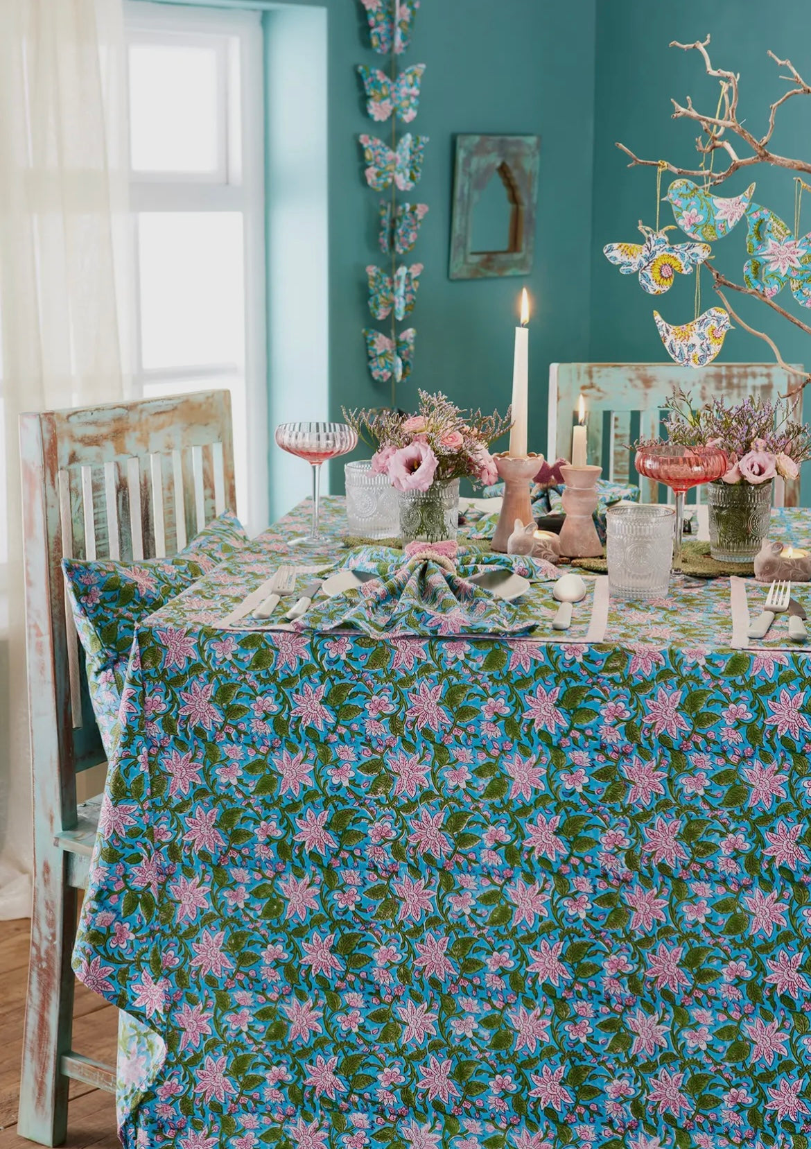 Nappe imprimée Lys