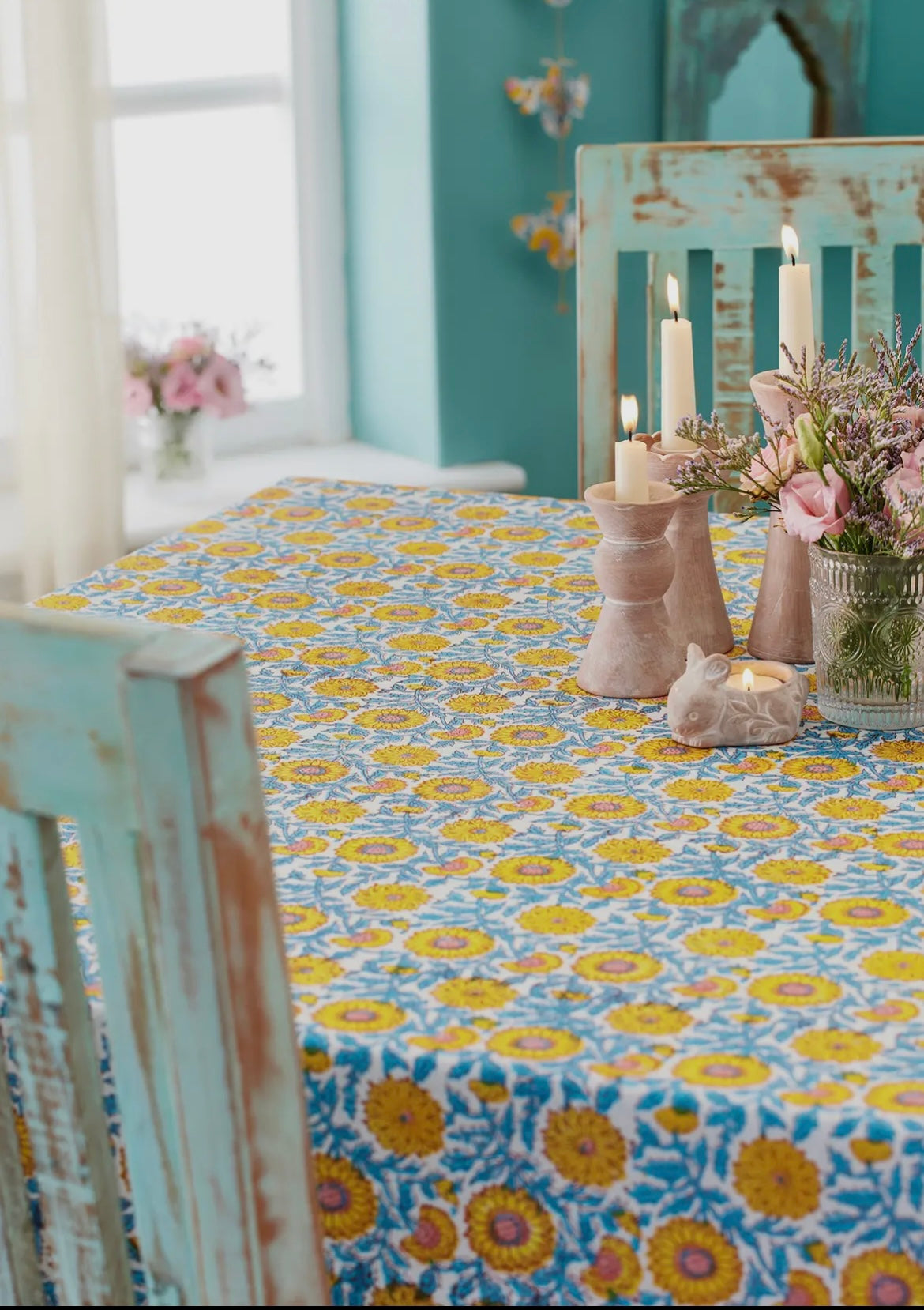 Nappe imprimée Tournesols