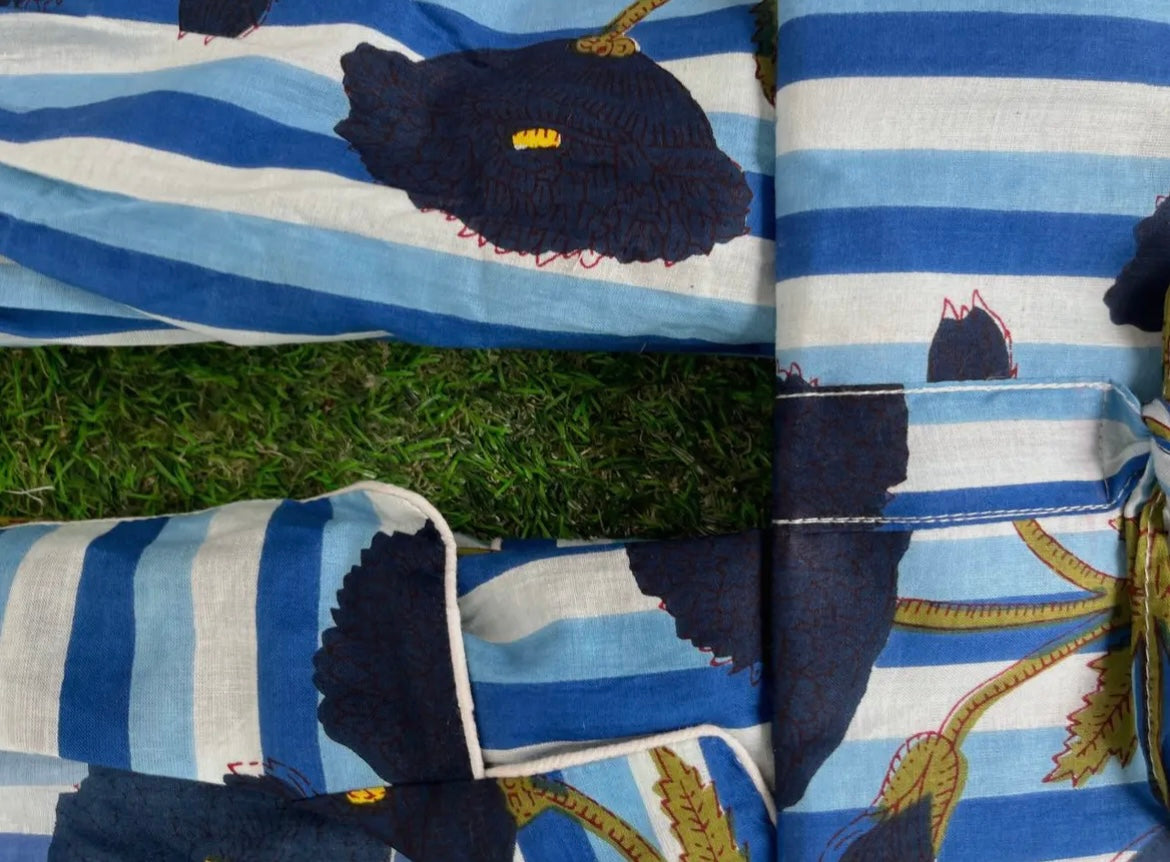 PYJAMA CHARDONS BLEUS Taille L