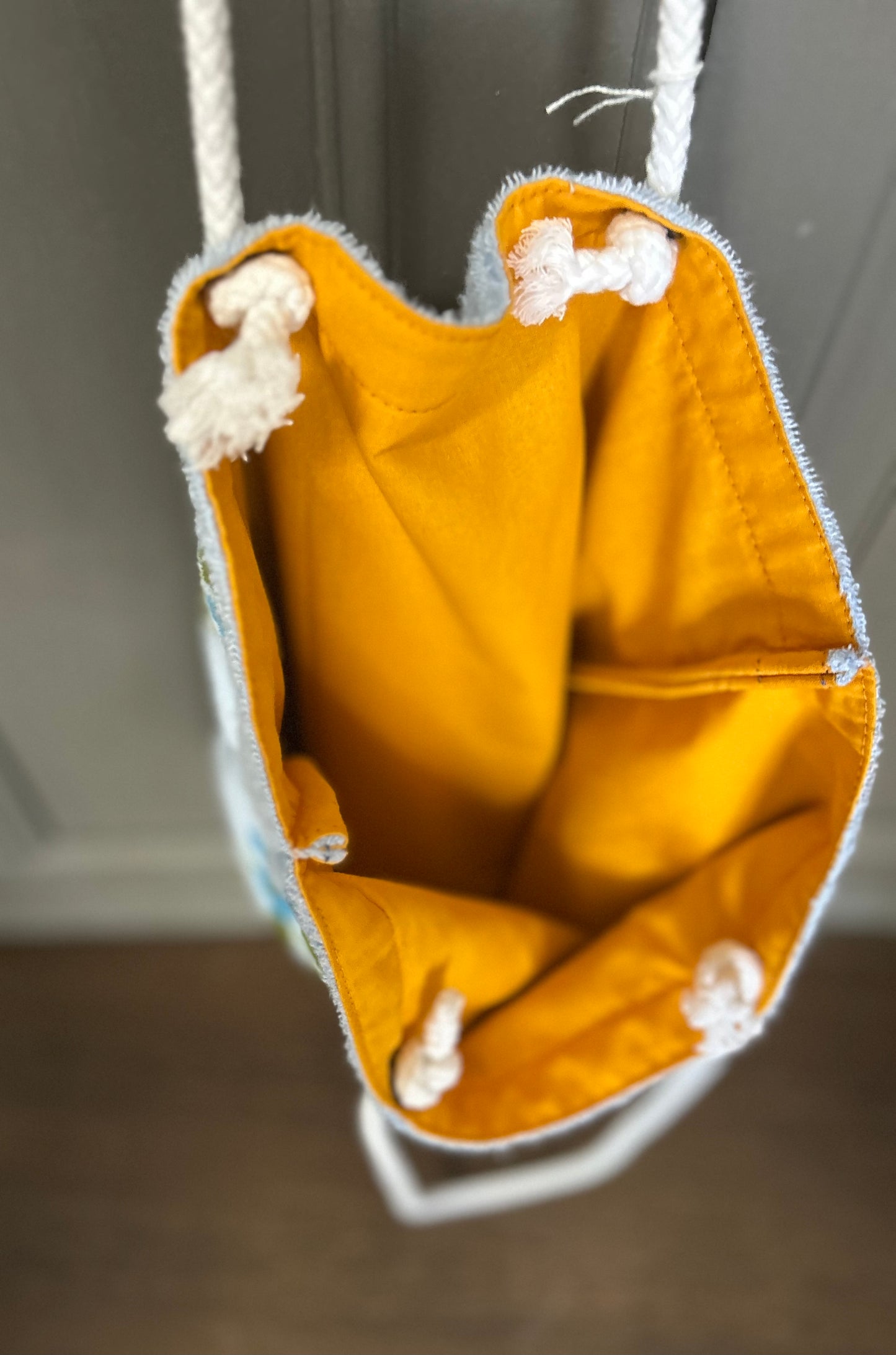 Sac éponge anses cordes