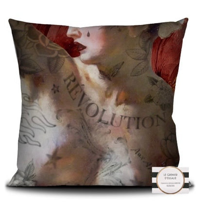 Housse de coussin LA LIBERTE - VOGLIO Bénédicte