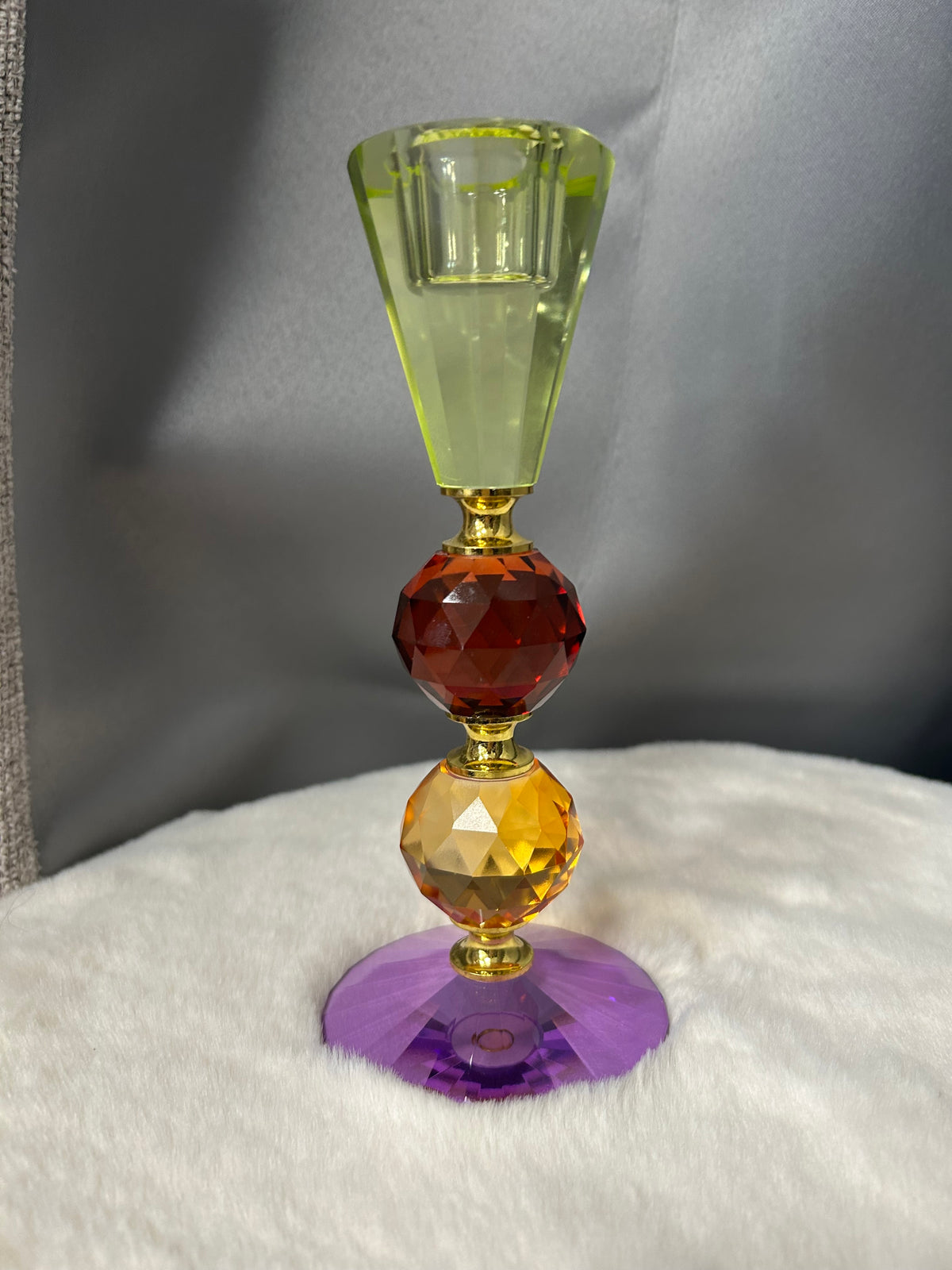 Bougeoir crystalline verre - WERNER VOB