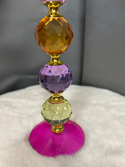 Bougeoir cristalline verre - WERNER VOB