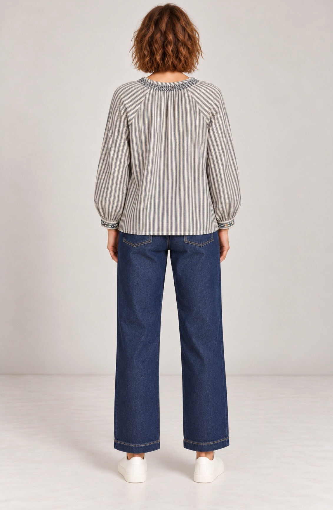 Blouse brodée - Le grenier d'Eulalie