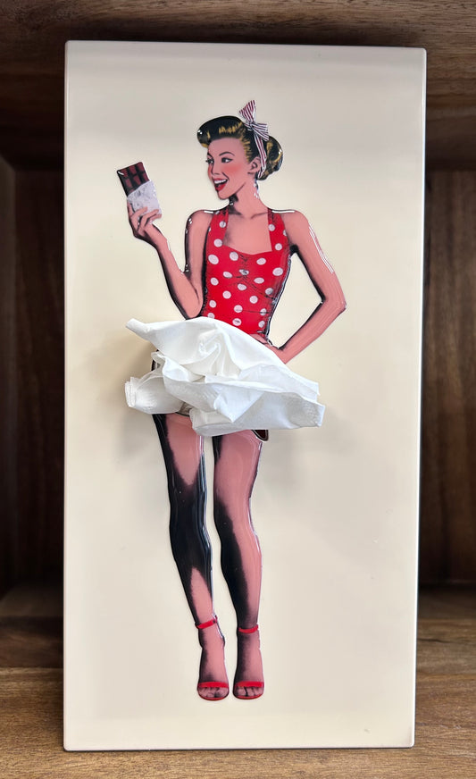 Boîte à mouchoir - Pin up