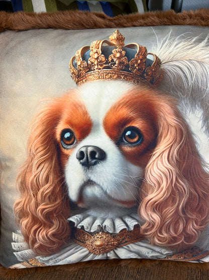 Coussin cavalier King Charles - j - Line