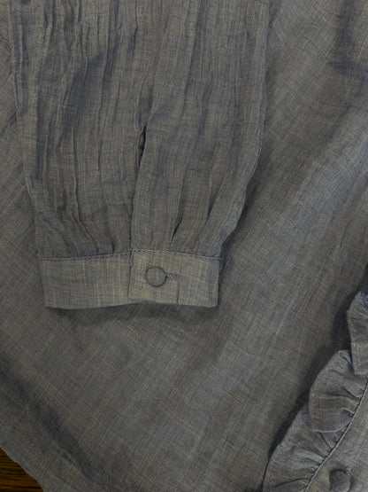 Blouse bleue