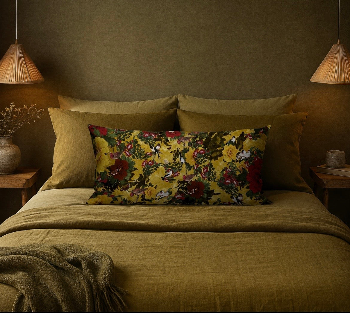 Housse de coussin Les oiseaux - VOGLIO Béné