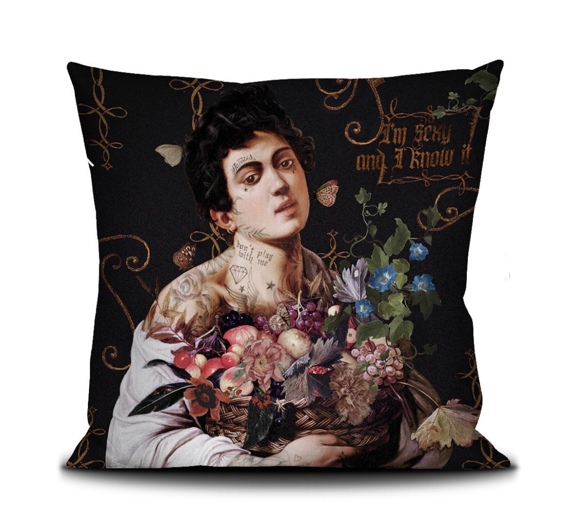 Housse de coussin I'M SEXY - VOGLIO BENE