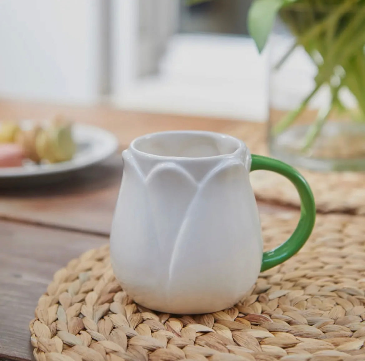 Mug tulipe blanc