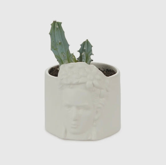 Mini pot de fleurs blanc FRIDA