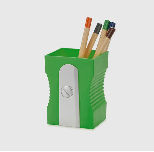 Pot à crayons vert