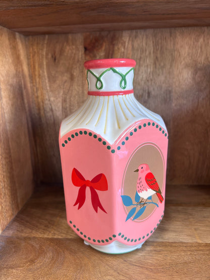 Vase octogonal Bird - KERSTEN