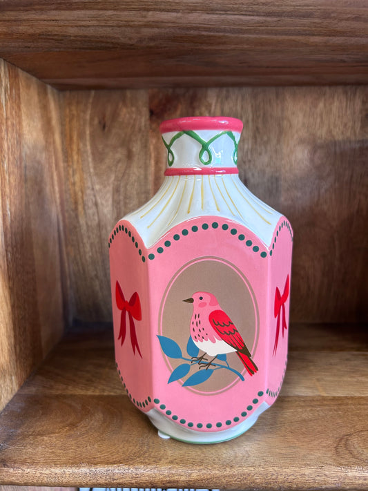 Vase octogonal Bird - KERSTEN