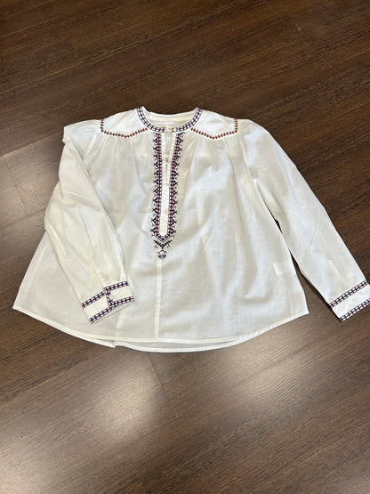 Blouse brodée