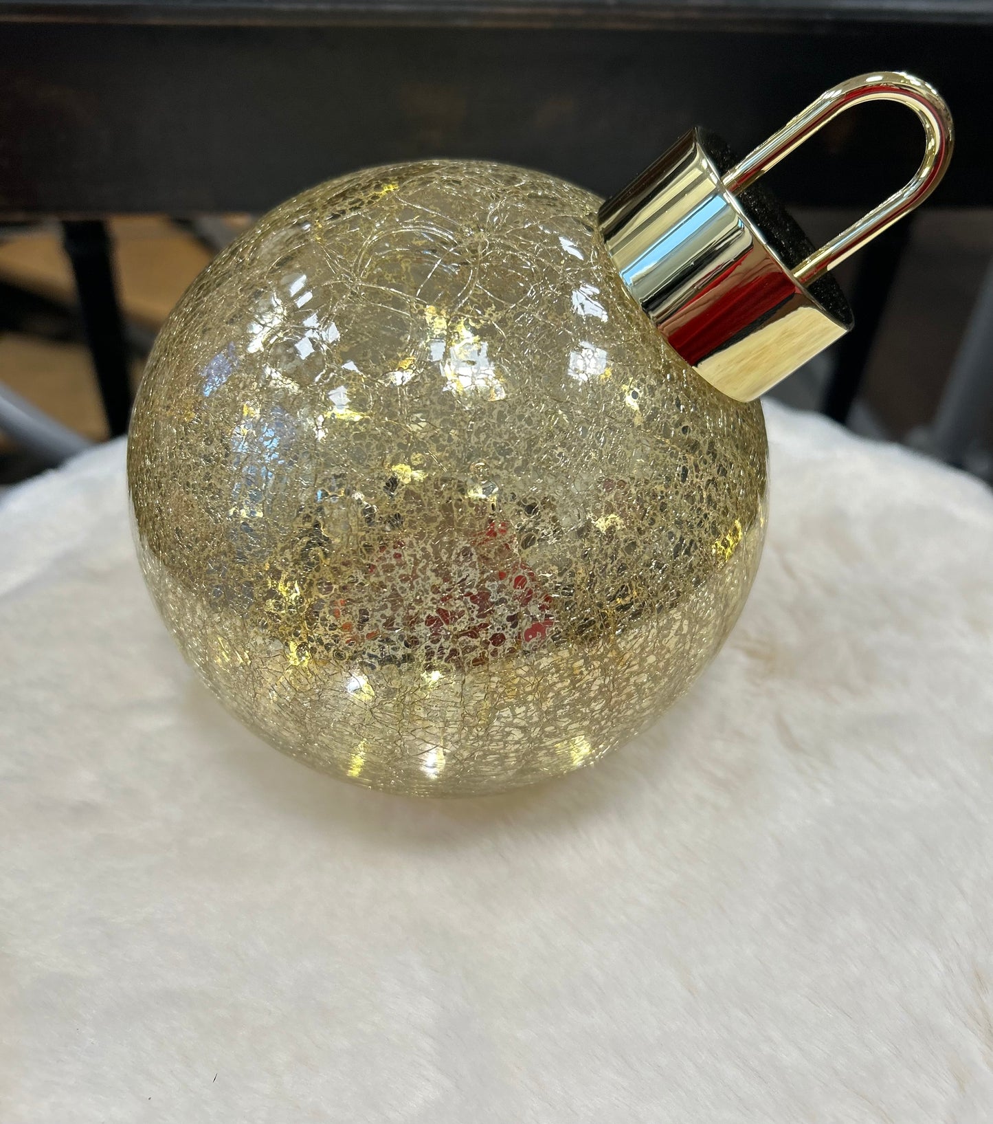 Boule dorée lumineuse - J LINE