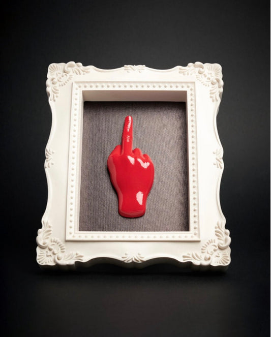 Cadre BLOGO DESIGN Finger red