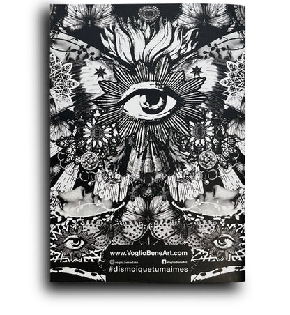 Cahier A5 - PAPILLON NOIR - VOGLIO BENE