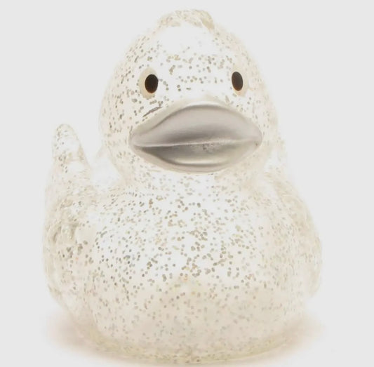 Canard paillettes dorées