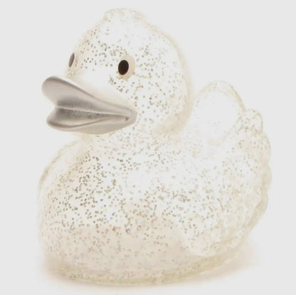Canard paillettes dorées