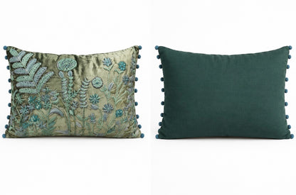 Coussin brodé - J - LINE