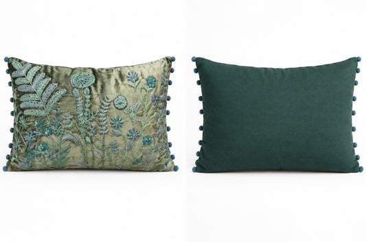 Coussin brodé - J - LINE