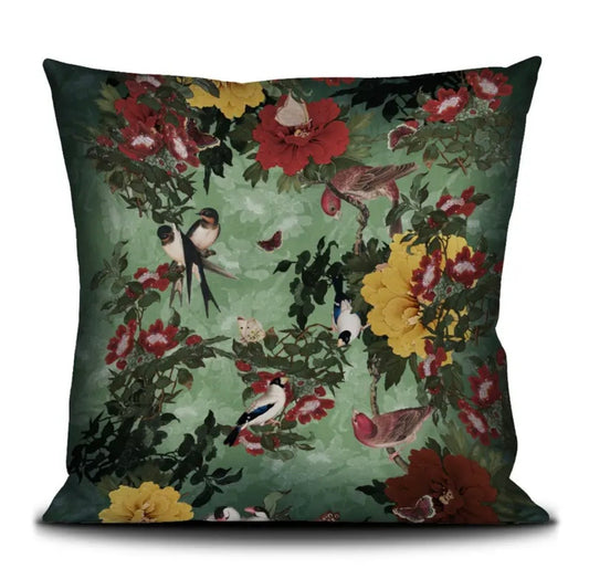 Housse de coussin LES OISEAUX - VOGLIO Béné