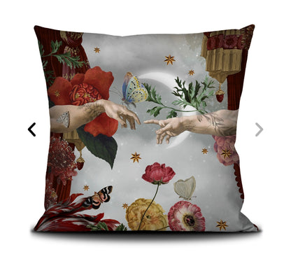 Housse de coussin LA CREATION D'ADAM - VOGLIO BENE