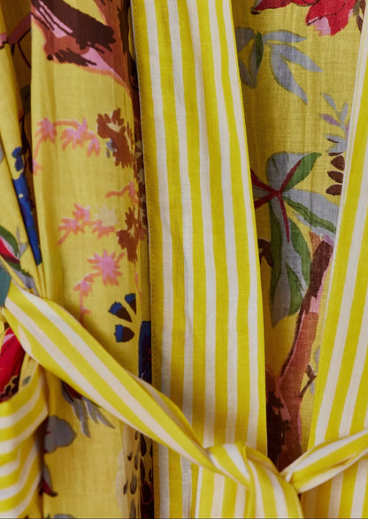 KIMONO BIRDS JAUNE