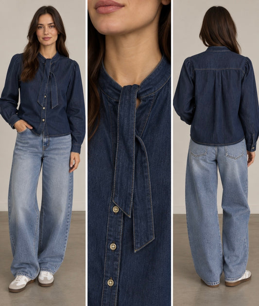 Chemise jean brut - C'EST BEAU LA VIE