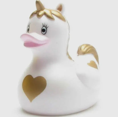 Canard Licorne coeur doré