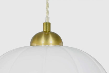 Suspension céramique Blanche