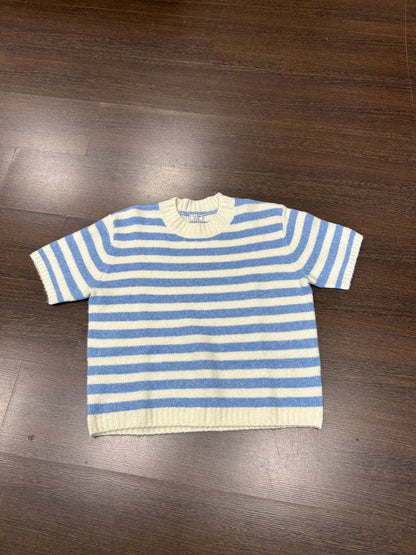 Pull rayé manches courtes - C'EST BEAU LA VIE
