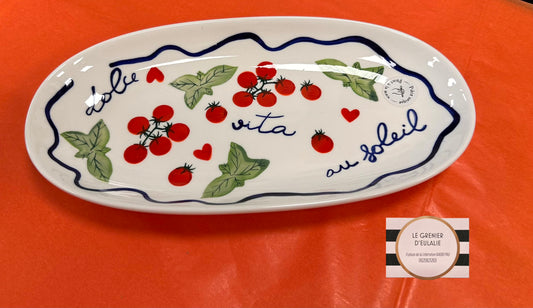 Plat ovale Dolce Vita au Soleil  - SEMA