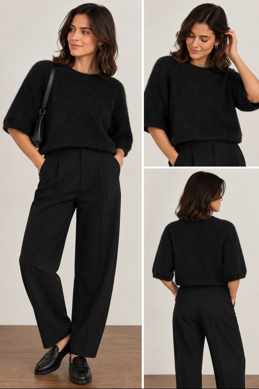 Pull noir - LE GRENIER D'EULALIE