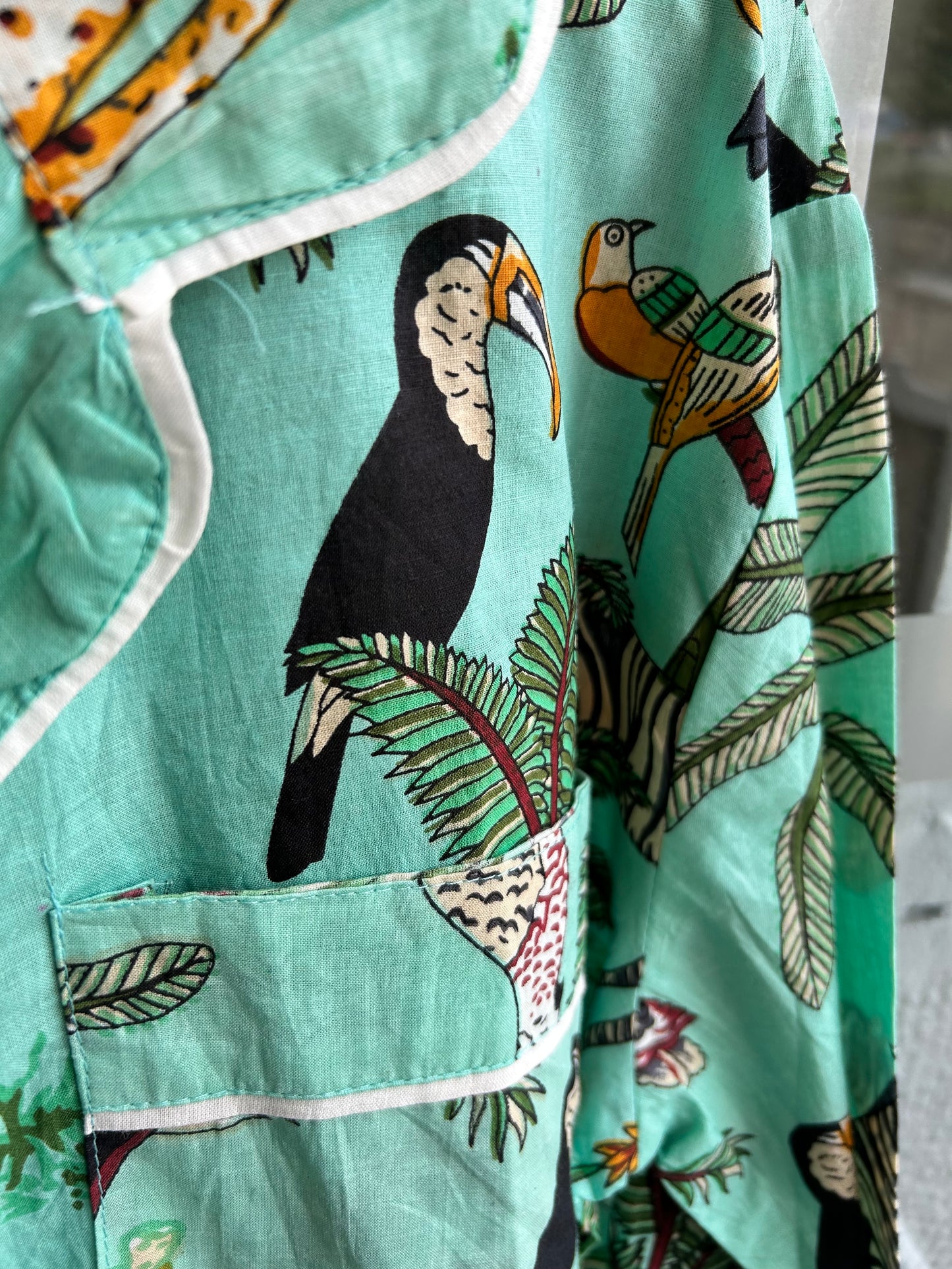 Pyjama bleu vert JUNGLE - Taille M