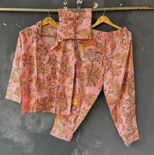 PYJAMA ROSE TENDRE - Taille L